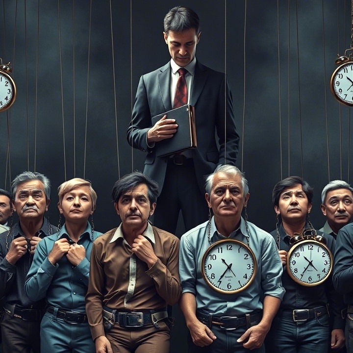 El hombre siempre es mercancía para el hombre. Ahora no hay esclavos negros, pero hay trabajadores, blancos y negros, que trabajan como esclavos por una miseria.