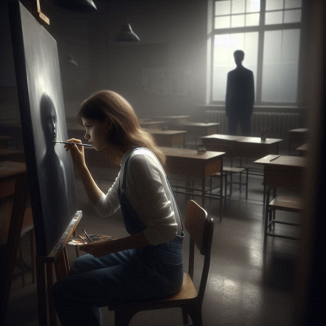 Los rumores entre los estudiantes hablaban de sombras que se movían solas, de puertas que se abrían y de voces susurrantes. Pero eran solo rumores, hasta esa noche.